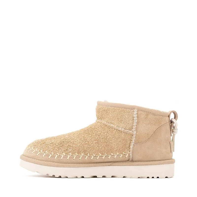 Womens UGG® Classic Ultra Mini Biarritz Boot - Mustard Seed