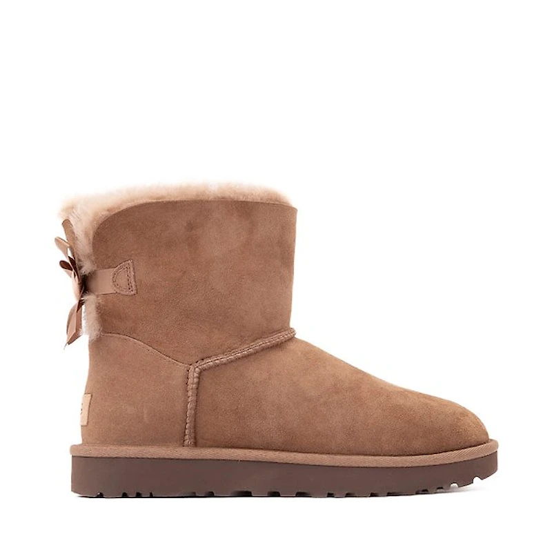 Womens UGG® Mini Bailey Bow II Boot - Rocky Oak