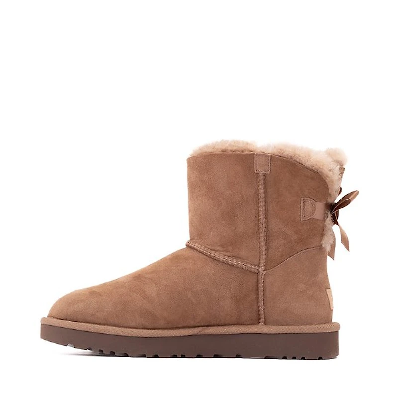 Womens UGG® Mini Bailey Bow II Boot - Rocky Oak