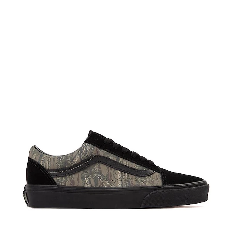 Vans Old Skool Skate Shoe - Black / Realtree Camo