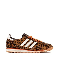 Womens adidas SL 72 OG Leopard Athletic Shoe - Dark Brown / Off White Semi Impact Orange