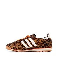 Womens adidas SL 72 OG Leopard Athletic Shoe - Dark Brown / Off White Semi Impact Orange