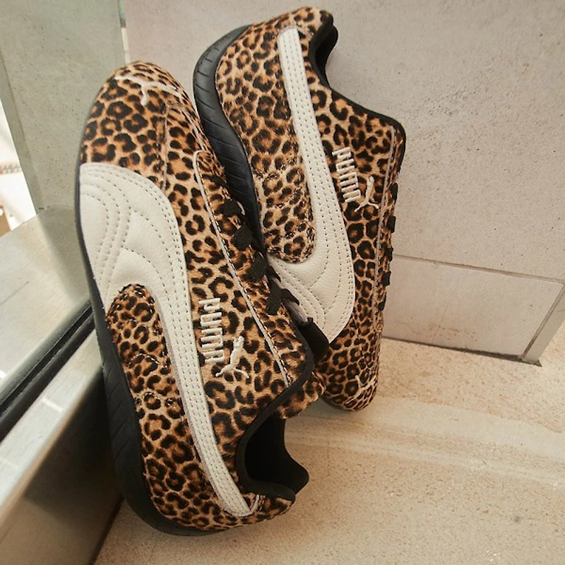 Womens PUMA Speedcat Athletic Shoe - Leopard
