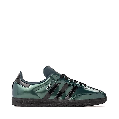 Womens adidas Samba OG Athletic Shoe - Aurora Ivy / Core Black Silver Metallic