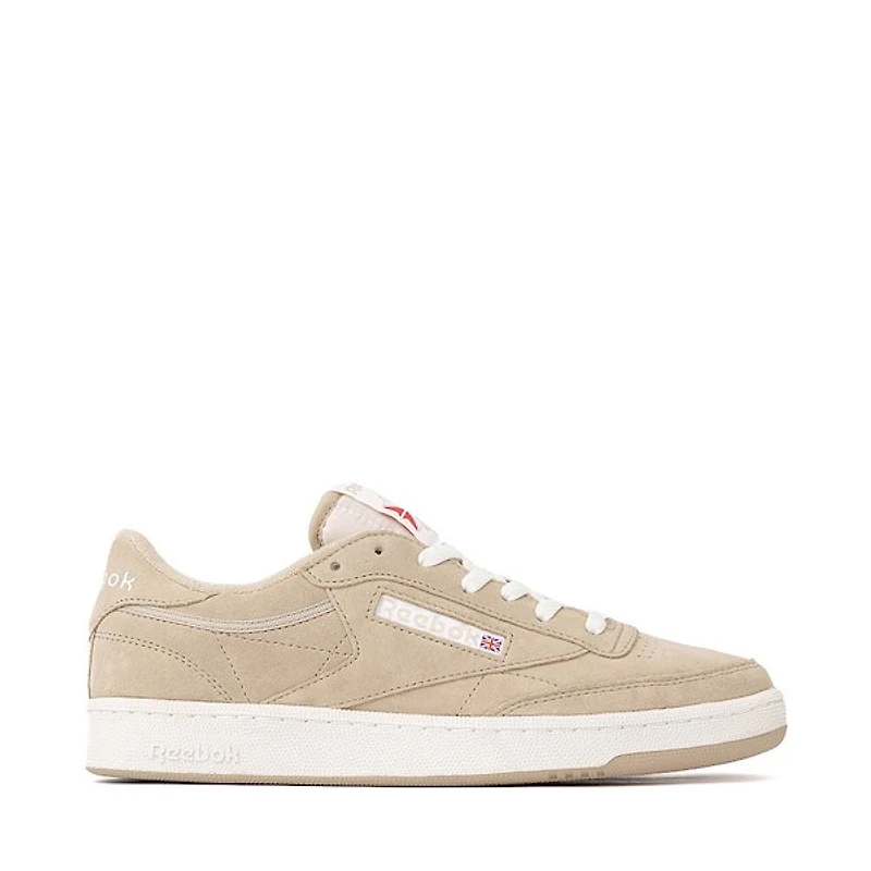 Mens Reebok Club C 85 Athletic Shoe - Simple Beige / Chalk