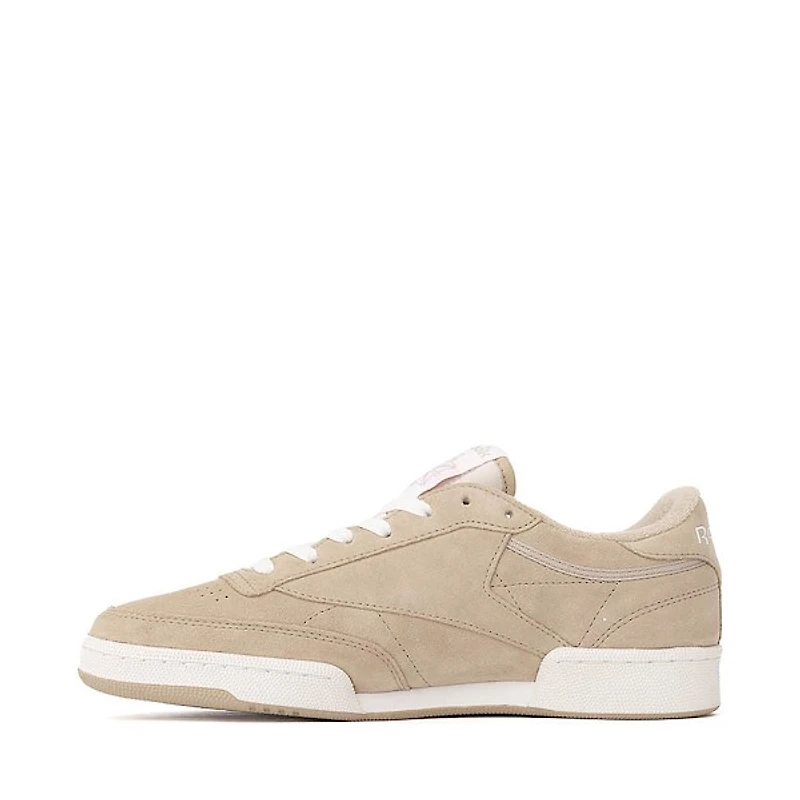 Mens Reebok Club C 85 Athletic Shoe - Simple Beige / Chalk