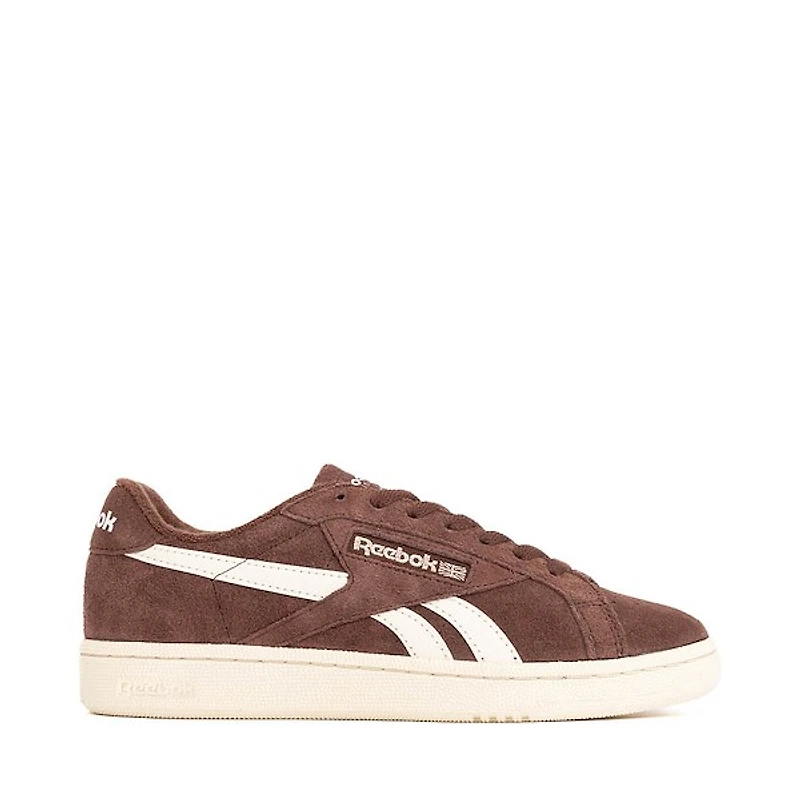 Womens Reebok Club C Grounds UK Athletic Shoe - Simple Brown / Chalk