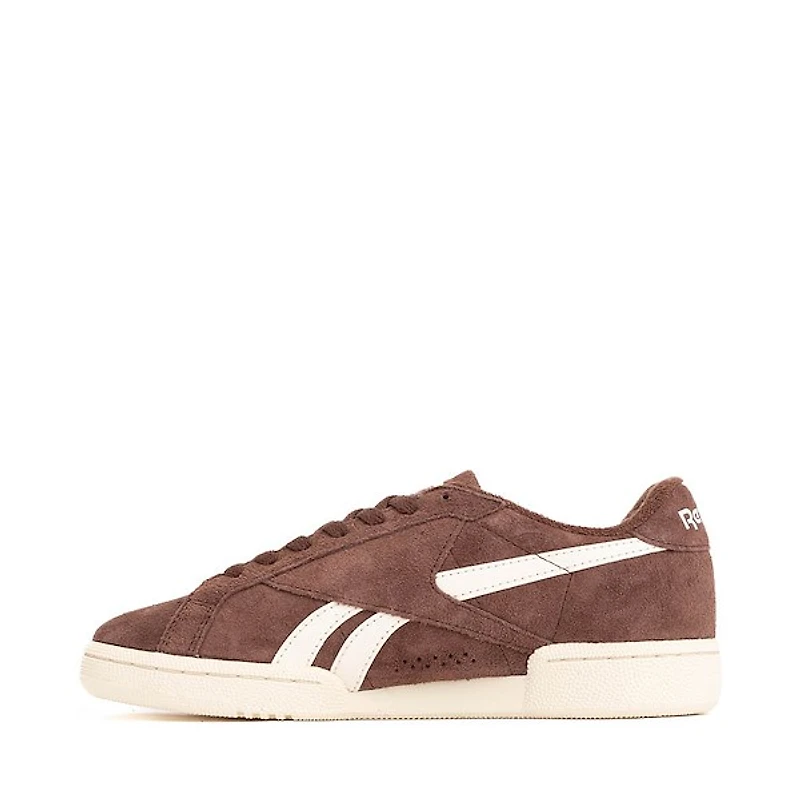Womens Reebok Club C Grounds UK Athletic Shoe - Simple Brown / Chalk