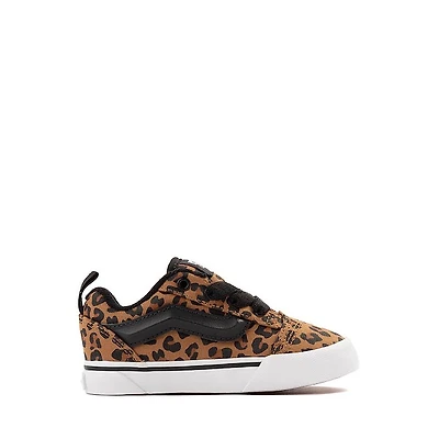 Vans Knu Skool Skate Shoe - Baby / Toddler Leopard Black