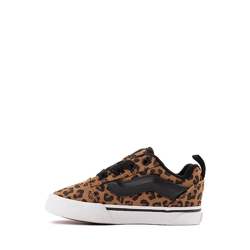 Vans Knu Skool Skate Shoe - Baby / Toddler Leopard Black