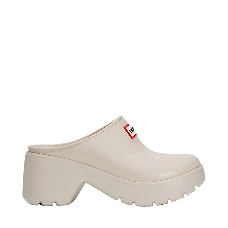 Womens Hunter Anika Wedge Clog - Ivory