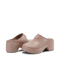 Womens Hunter Anika Wedge Clog - Medium Natural
