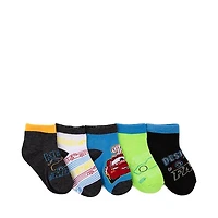 Disney and Pixar Cars Neon Quarter Socks 5 Pack - Toddler - Multicolor