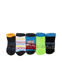 Disney and Pixar Cars Neon Quarter Socks 5 Pack - Toddler - Multicolor