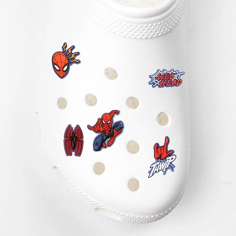 Marvel Crocs Jibbitz&trade Spider-Man Action Shoe Charms 5 Pack - Multicolor