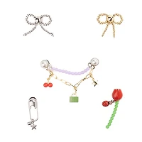 Crocs Jibbitz&trade Meta Icon Shoe Charms 5 Pack - Multicolor