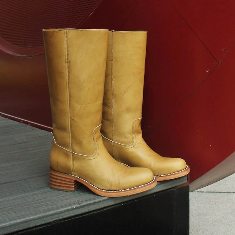 Womens Frye Campus 14L Boot - Banana