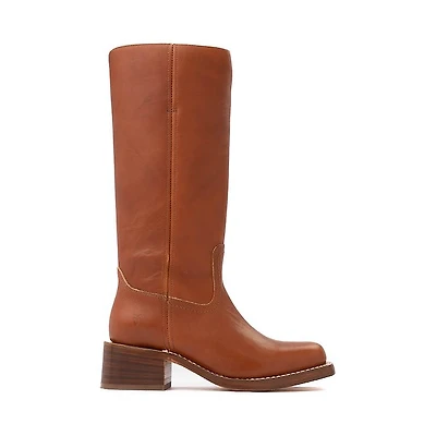 Womens Frye Campus 14L Boot - Saddle