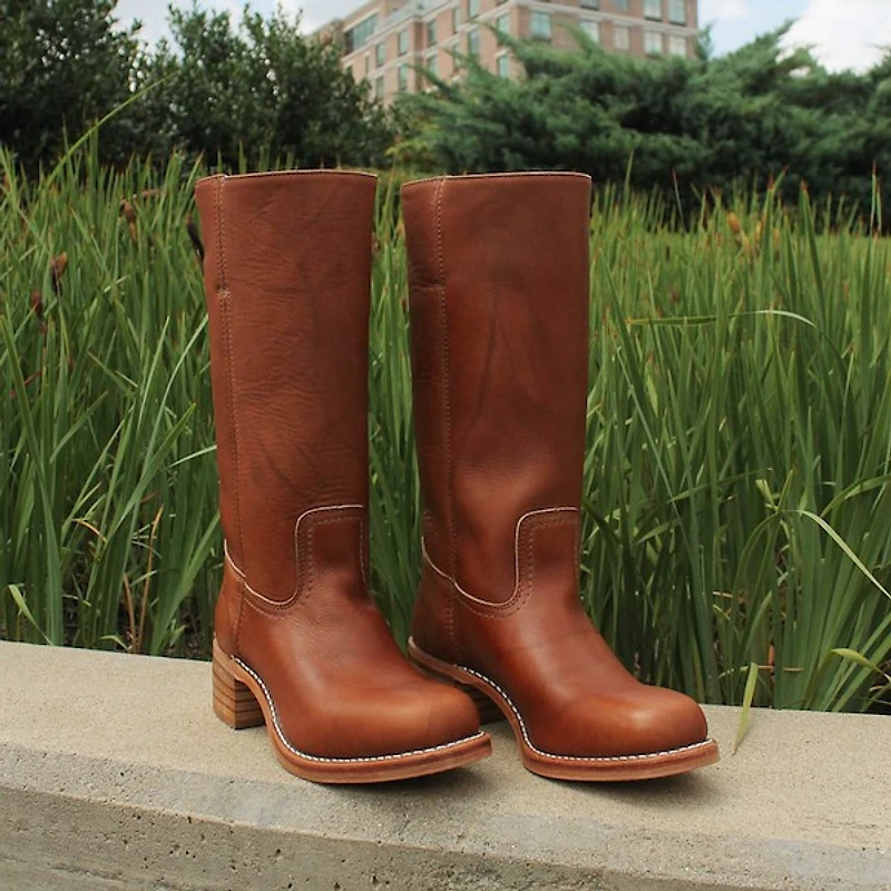 Womens Frye Campus 14L Boot - Saddle