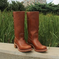 Womens Frye Campus 14L Boot - Saddle