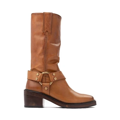 Womens Frye Kate Harness Boot - Bark