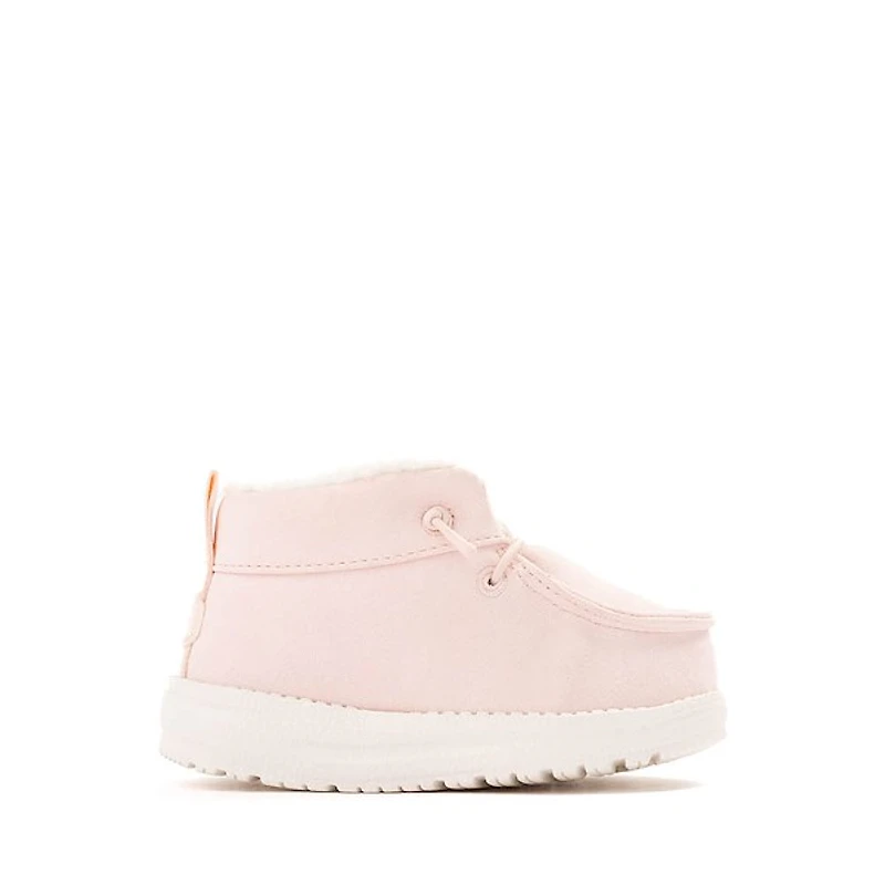 HEYDUDE LILDUDE Cozy Boot - Baby Pink