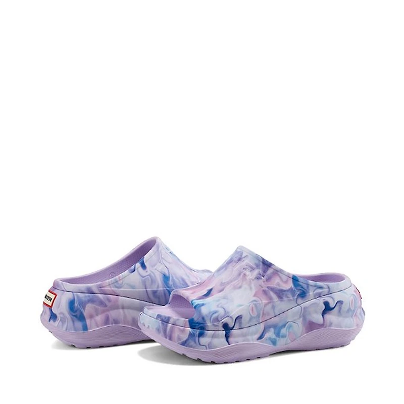 Womens Hunter Haddie Sandal - Purple Tie-Dye