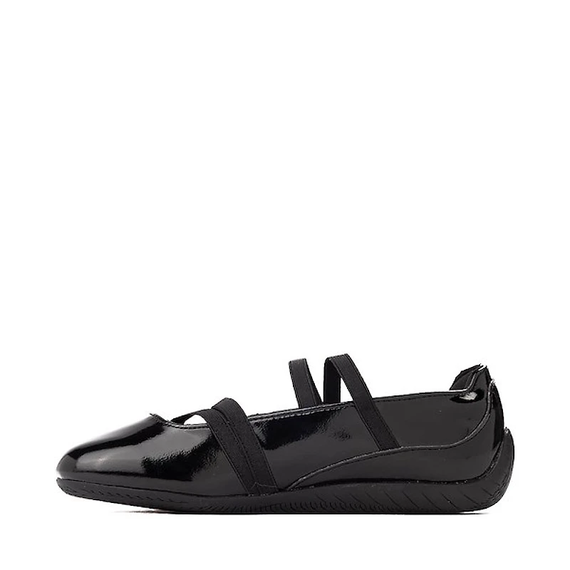 Womens PUMA Speedcat Ballet Glossy Shoe - Black / White