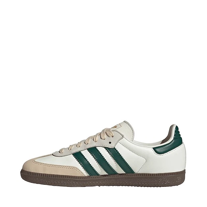 Womens adidas Samba OG Athletic Shoe - Off White / Collegiate Green Sand Strata