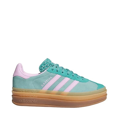 Womens adidas Gazelle Bold Athletic Shoe - Powder Teal / Bliss Lilac Pure