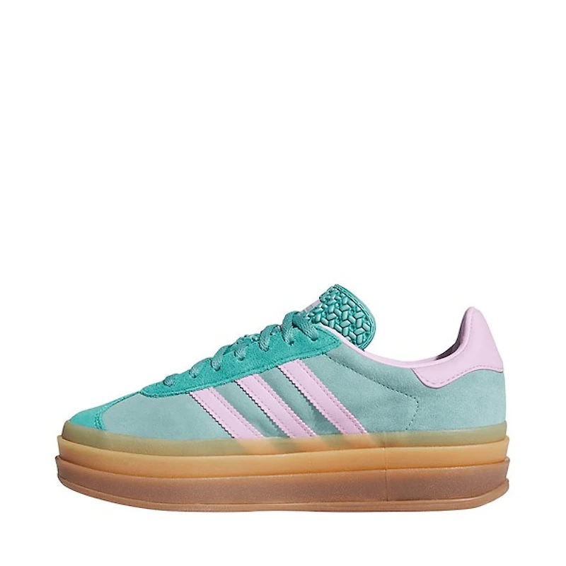 Womens adidas Gazelle Bold Athletic Shoe - Powder Teal / Bliss Lilac Pure