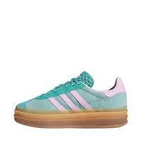 Womens adidas Gazelle Bold Athletic Shoe - Powder Teal / Bliss Lilac Pure