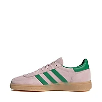Womens adidas Handball Spezial Athletic Shoe - Clear Pink / Green Gold Metallic