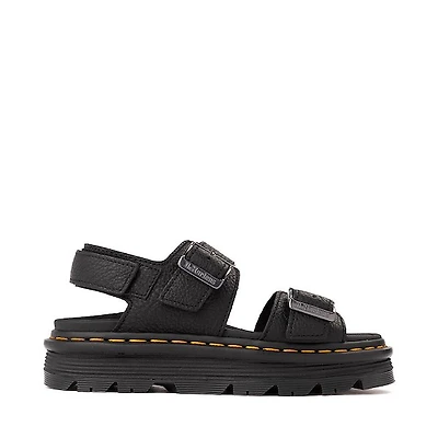 Womens Dr. Martens Zebzag Platform Sandal - Black