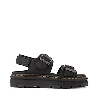 Womens Dr. Martens Zebzag Platform Sandal - Black