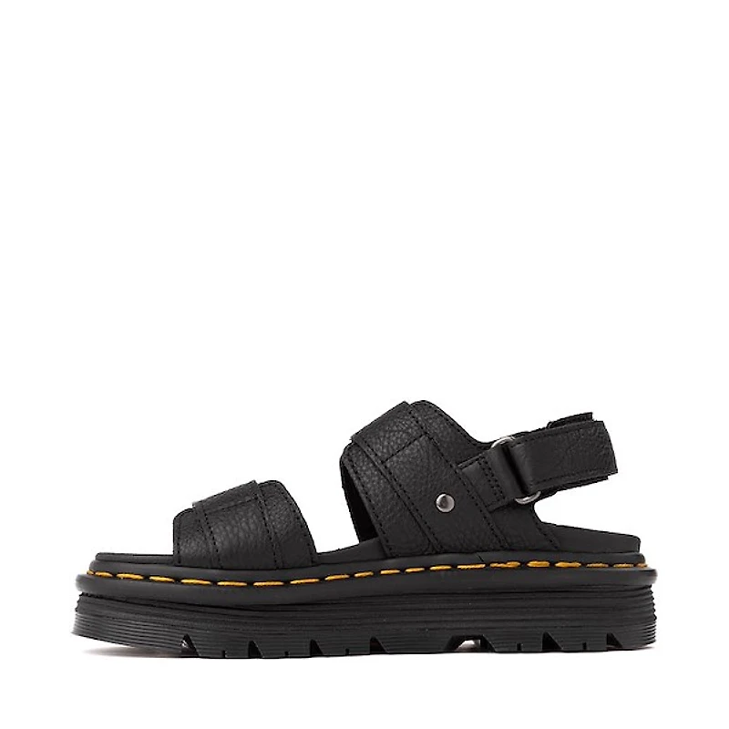 Womens Dr. Martens Zebzag Platform Sandal - Black