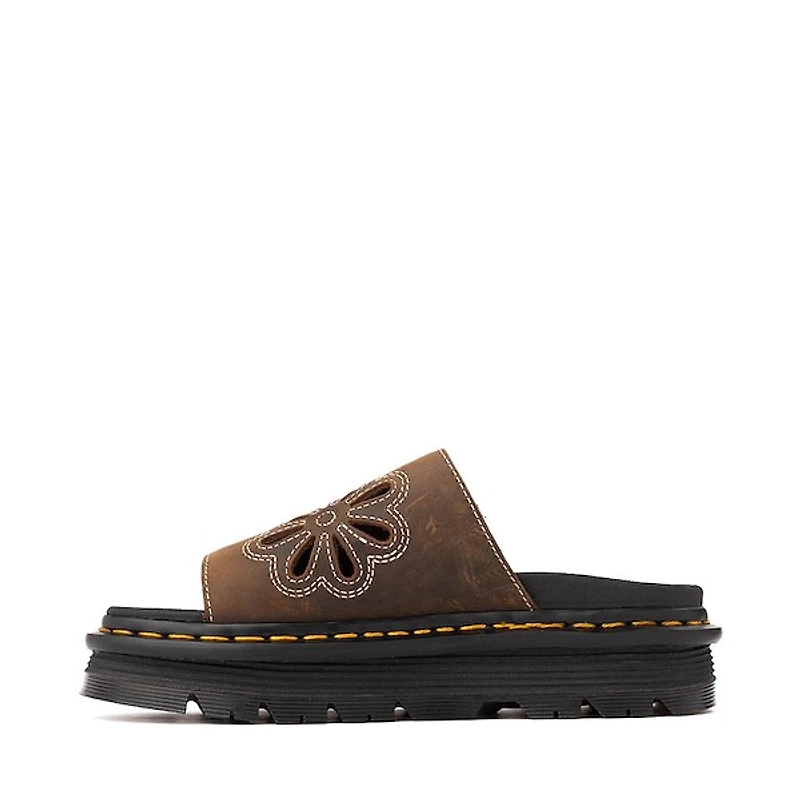 Dr. Martens Zebzag Dunnet Slide Sandal - Dark Brown