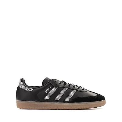 adidas Samba OG Athletic Shoe - Big Kid - Core Black / Core Black / Silver Metallic
