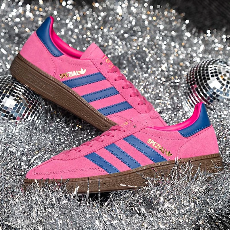 adidas Handball Spezial Athletic Shoe - Big Kid Shock Pink / Dark Marine Gum