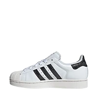 Womens adidas Superstar II Athletic Shoe - White / Grey Six Crystal