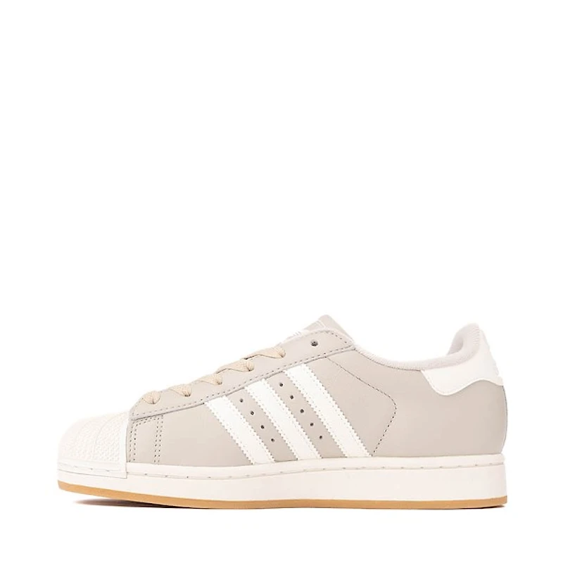 Womens adidas Superstar II Athletic Shoe - Wonder Alumina / Off White Gold Metallic