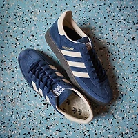 Mens adidas Handball Spezial Athletic Shoe - Night Indigo / Cream White Cloud
