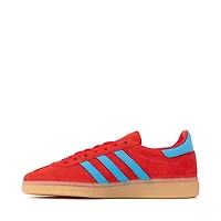 Womens adidas Handball Spezial Athletic Shoe - Better Scarlet / Lucid Aquamarine Gold Metallic