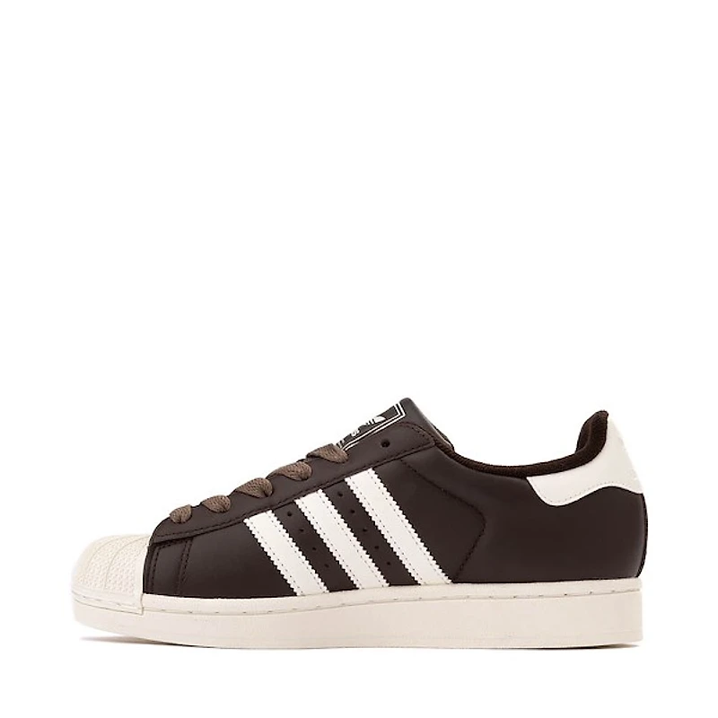 Womens adidas Superstar II Athletic Shoe - Aurora Coffee / Off White / Earth Strata