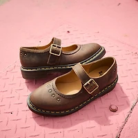 Womens Dr. Martens Flower Mary Jane - Dark Brown