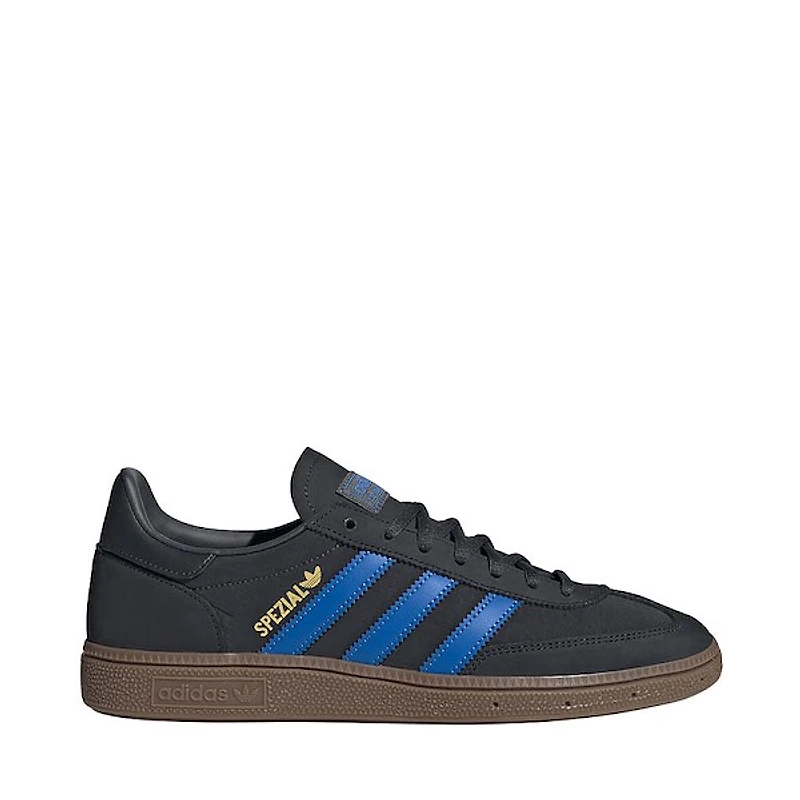 Mens adidas Handball Spezial Athletic Shoe - Core Black / Blue Carbon