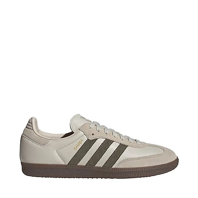 Mens adidas Samba OG Athletic Shoe - Alumina / Medium Dark Khaki Gum
