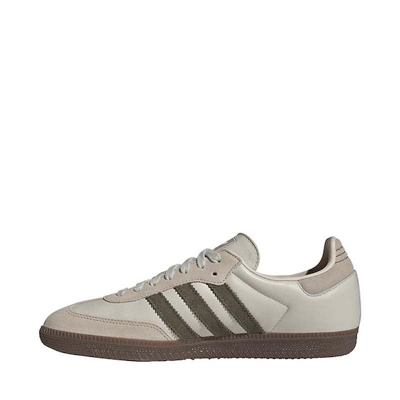 Mens adidas Samba OG Athletic Shoe - Alumina / Medium Dark Khaki Gum