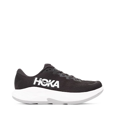 Mens HOKA Rincon 4 Athletic Shoe - Black / White