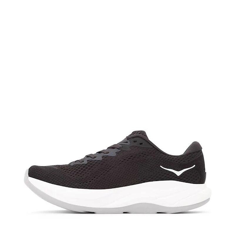 Mens HOKA Rincon 4 Athletic Shoe - Black / White